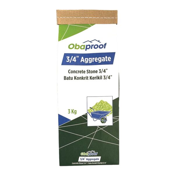 3/4" Aggregate Concrete Stone (3kg)